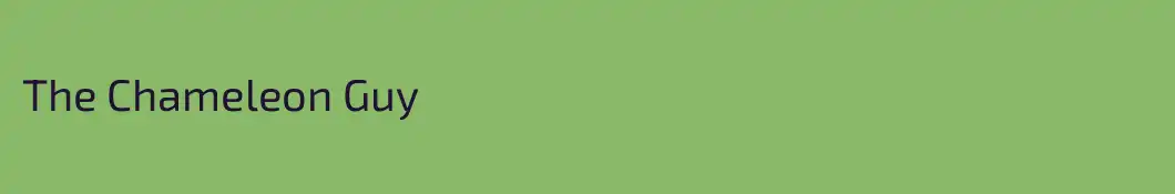 The Chameleon Guy